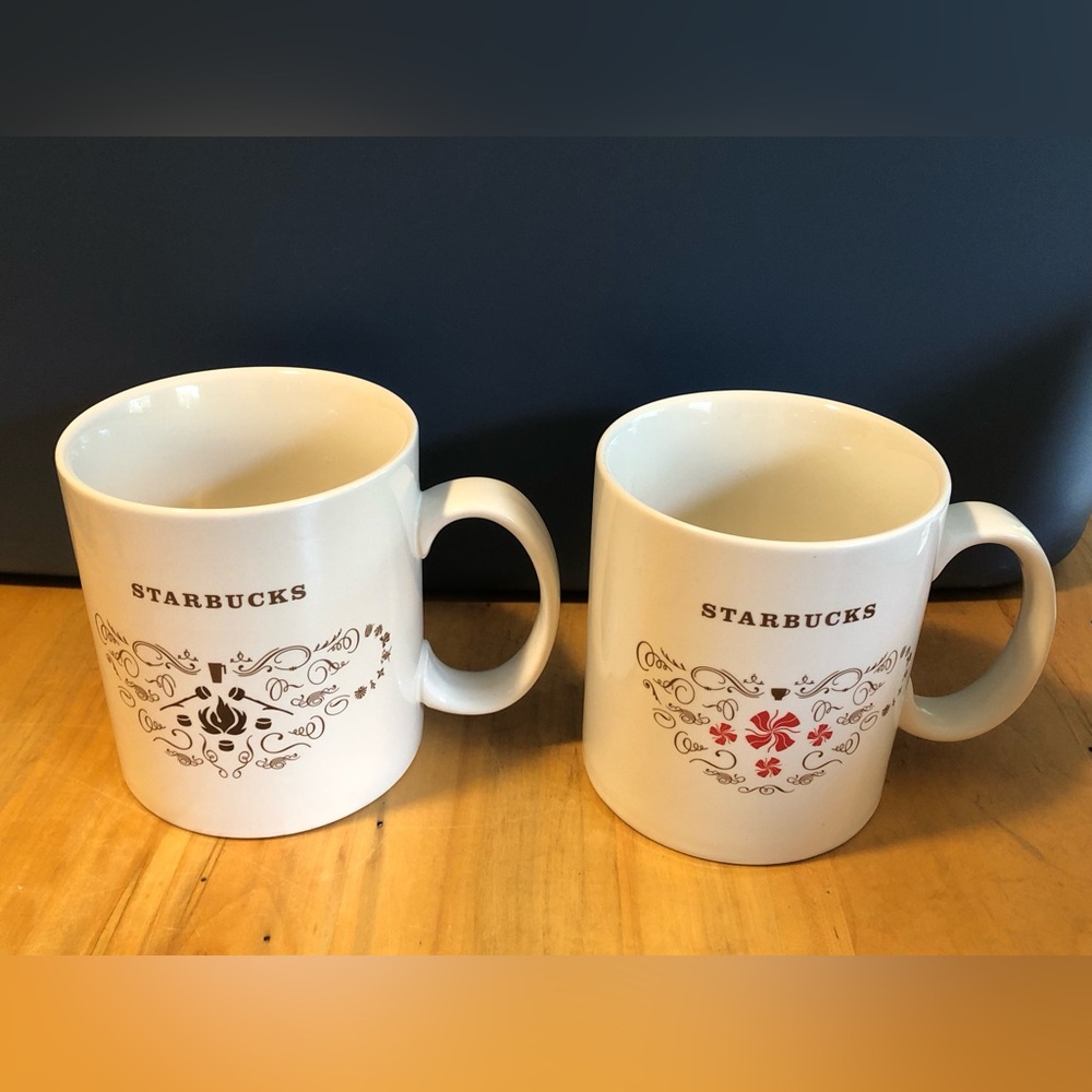 Starbucks Campfire and Pinwheel Mugs
